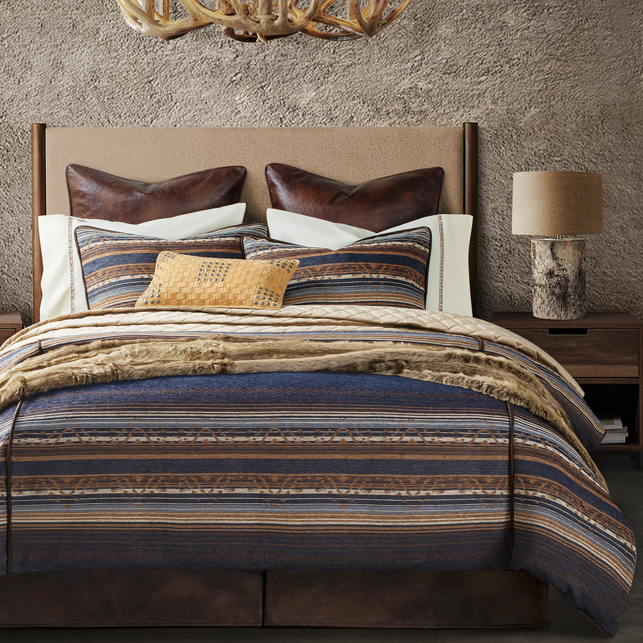 HiEnd Accents Estes Chenille Comforter Set - Thumbnail 3