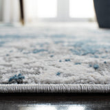 Lagoon 500 Lagoon 522 Contemporary Power Loomed 60% Polypropylene 40% Polyester Rug Grey / Turquoise