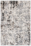 Lagoon 500 Lagoon 565 Contemporary Power Loomed 60% Polypropylene 40% Polyester Rug Grey / Dark Grey