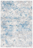 Lagoon 500 Lagoon 570 Contemporary Power Loomed 60% Polypropylene 40% Polyester Rug Ivory / Blue