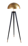 Bethel Black Floor Lamp in Metal