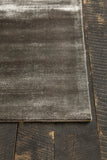 Chandra Rugs Libra 100% Art Silk Hand-Woven Contemporary Rug Grey 9' x 13'