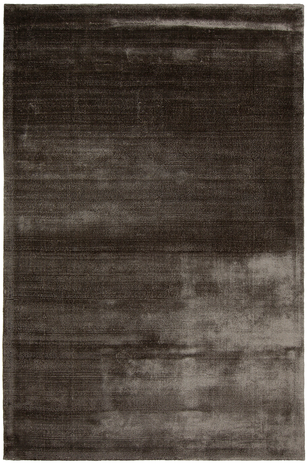 Chandra Rugs Libra 100% Art Silk Hand-Woven Contemporary Rug Grey 9' x 13'