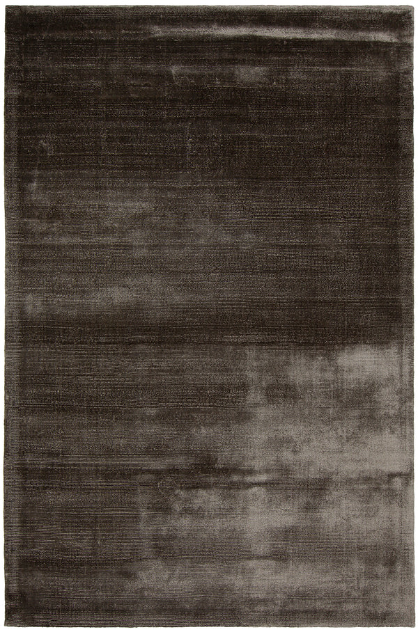Chandra Rugs Libra 100% Art Silk Hand-Woven Contemporary Rug Grey 9' x 13'