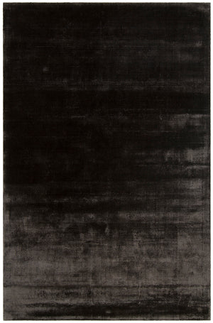 Chandra Rugs Libra 100% Art Silk Hand-Woven Contemporary Rug Charcoal 9' x 13'