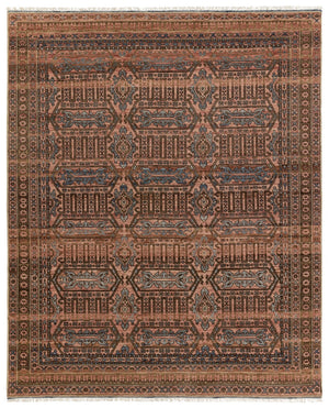 Jaipur Living Liberty Leone LIB13 Hand Knotted 100% Wool Medallion Area Rug Pink 100% Wool RUG156027