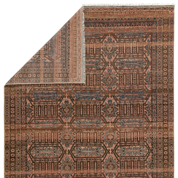 Jaipur Living Liberty Leone LIB13 Hand Knotted 100% Wool Medallion Area Rug Pink 100% Wool RUG156027