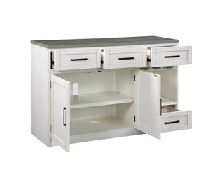 Vilo Home Lido Bay 2 Tone Coastal Server/TV Stand with Stem Wear Storage VH6054 VH6054