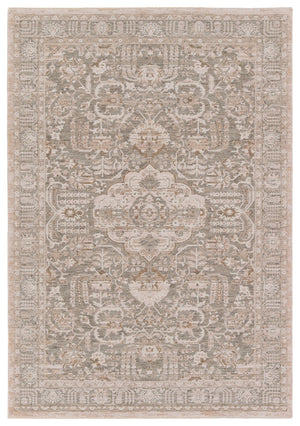 Jaipur Living Lilit Acair LIL02 Powerloomed Machine Made Indoor Updated Traditional Rug Beige 9' x 12'