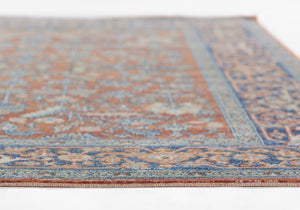 Momeni Lillihan LIH-1 Machine Made Traditional Oriental Indoor Area Rug Copper 9'3" x 11'10" LILLILIH-1COP93BA
