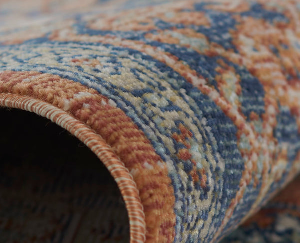 Momeni Lillihan LIH-1 Machine Made Traditional Oriental Indoor Area Rug Copper 9'3" x 11'10" LILLILIH-1COP93BA