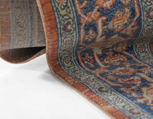 Momeni Lillihan LIH-1 Machine Made Traditional Oriental Indoor Area Rug Copper 9'3" x 11'10" LILLILIH-1COP93BA