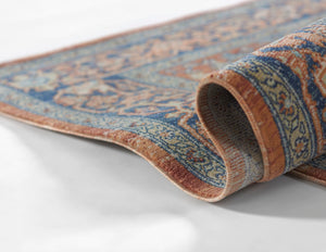 Momeni Lillihan LIH-1 Machine Made Traditional Oriental Indoor Area Rug Copper 9'3" x 11'10" LILLILIH-1COP93BA