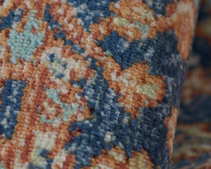 Momeni Lillihan LIH-1 Machine Made Traditional Oriental Indoor Area Rug Navy 9'3" x 11'10" LILLILIH-1NVY93BA