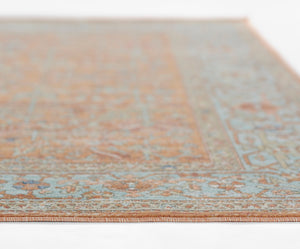Momeni Lillihan LIH-1 Machine Made Traditional Oriental Indoor Area Rug Orange 9'3" x 11'10" LILLILIH-1ORG93BA