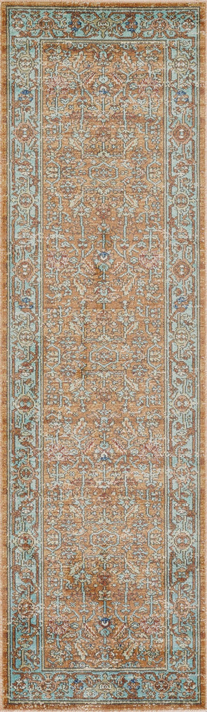 Momeni Lillihan LIH-1 Machine Made Traditional Oriental Indoor Area Rug Orange 9'3" x 11'10" LILLILIH-1ORG93BA