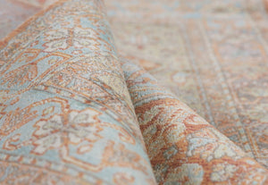 Momeni Lillihan LIH-2 Machine Made Traditional Medallion Indoor Area Rug Copper 9'3" x 11'10" LILLILIH-2COP93BA