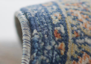 Momeni Lillihan LIH-2 Machine Made Traditional Medallion Indoor Area Rug Navy 9'3" x 11'10" LILLILIH-2NVY93BA