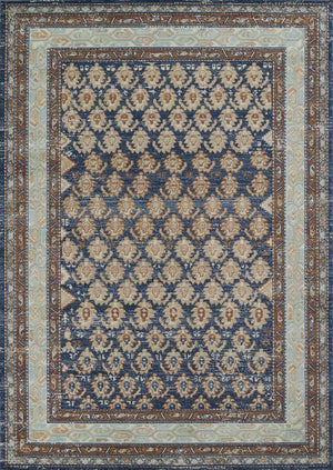 Momeni Lillihan LIH-4 Machine Made Traditional Oriental Indoor Area Rug Navy 9'3" x 11'10" LILLILIH-4NVY93BA