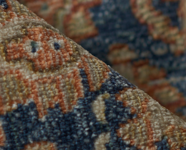 Momeni Lillihan LIH-4 Machine Made Traditional Oriental Indoor Area Rug Navy 9'3" x 11'10" LILLILIH-4NVY93BA