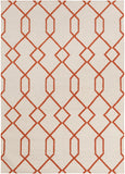 Lima 100% Wool Hand-Woven Flatweave Reversible Wool/Cotton Rug