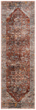 Limitee 700 Limitee 766 Transitional Power Loomed 70% Polyester - 30% Viscose Rug in Beige, Rust 9ft x 12ft