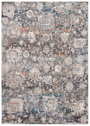 Limitee 700 Limitee 798 Transitional Power Loomed 70% Polyester, 30% Viscose Rug Charcoal / Beige