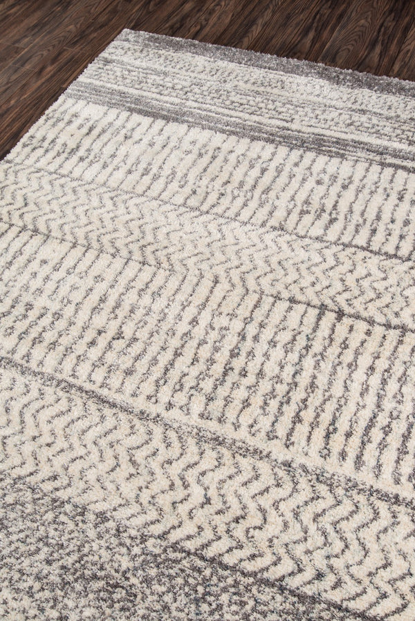 Momeni Lima LI-02 Machine Made Contemporary Abstract, Shag Indoor Area Rug Ivory 9'3" x 12'6" LIMA0LI-02IVY93C6