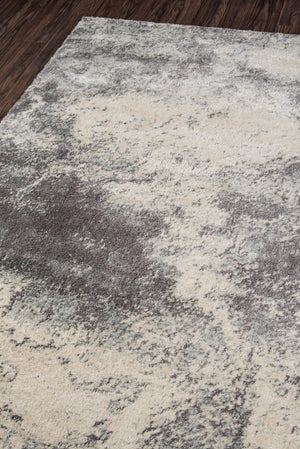 Momeni Lima LI-05 Machine Made Contemporary Abstract, Shag Indoor Area Rug Neutral 9'3" x 12'6" LIMA0LI-05NEU93C6