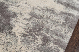 Momeni Lima LI-05 Machine Made Contemporary Abstract, Shag Indoor Area Rug Neutral 9'3" x 12'6" LIMA0LI-05NEU93C6