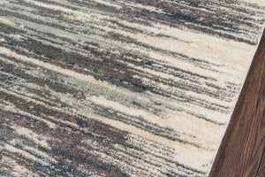 Momeni Lima LI-07 Machine Made Contemporary Abstract, Shag Indoor Area Rug Grey 9'3" x 12'6" LIMA0LI-07GRY93C6