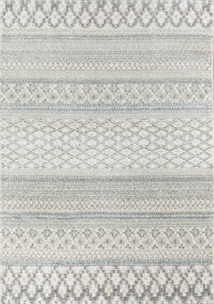 Momeni Lima LI-09 Machine Made Contemporary Geometric, Abstract Indoor Area Rug Ivory 9'3" x 12'6" LIMA0LI-09IVY93C6