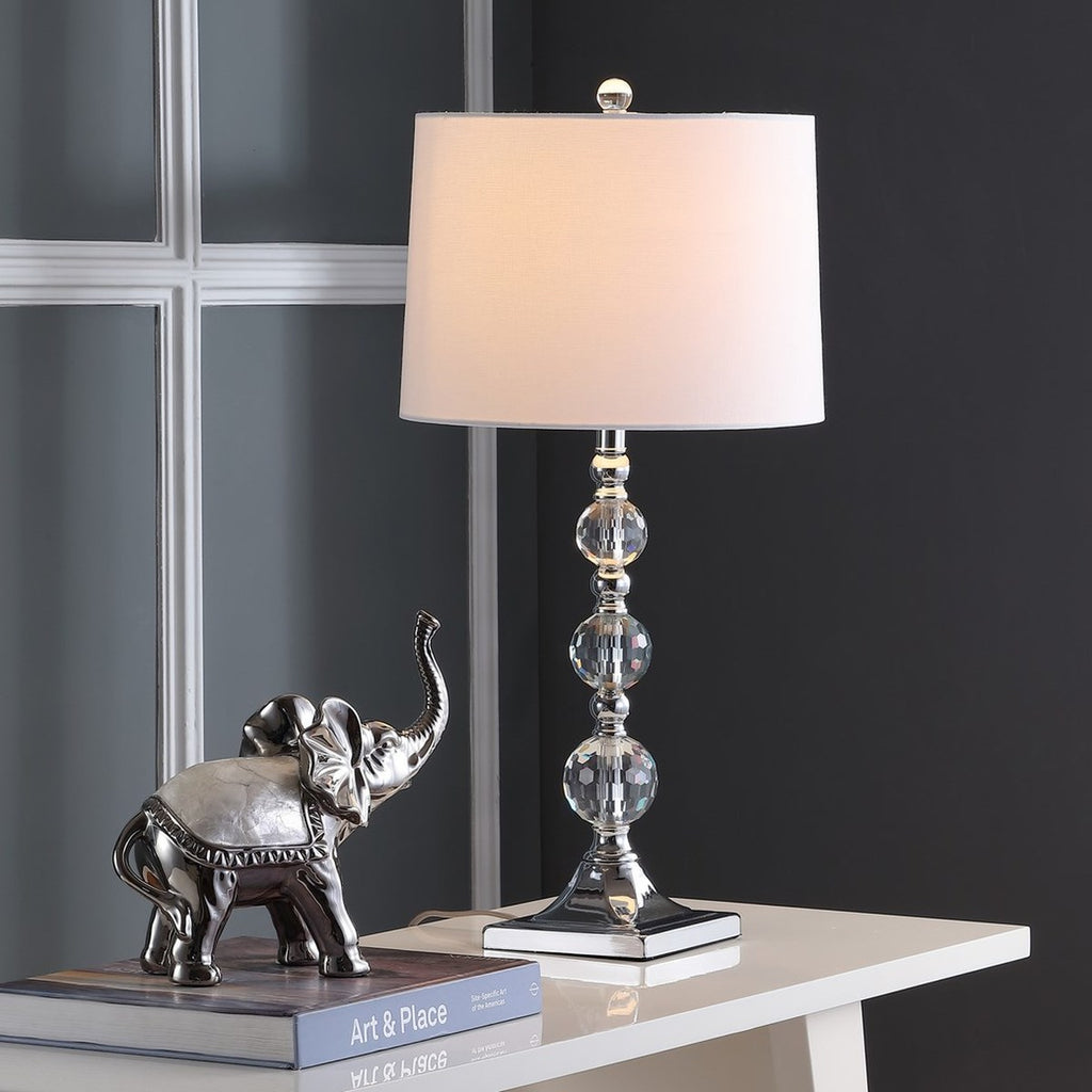 Maeve 28-Inch H Crystal Ball Lamp - Set of 2