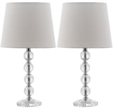 Nola 16-Inch H Stacked Crystal Ball Lamp Set of 2