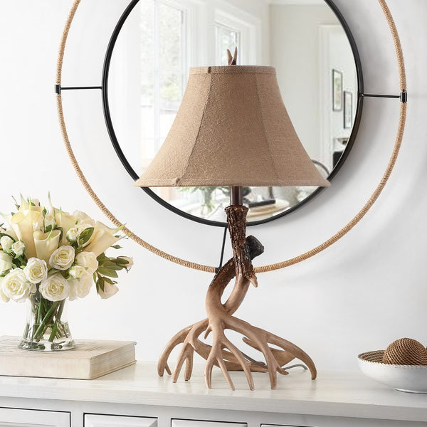 Sundance 25.5 Inch H Rustic Faux Antler Table Lamp Set of 2 - Perfect for Coastal or Country Decor