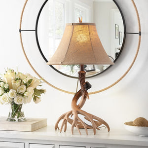 Sundance 25.5 Inch H Rustic Faux Antler Table Lamp Set of 2 - Perfect for Coastal or Country Decor