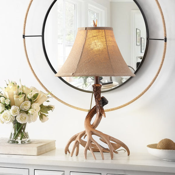 Sundance 25.5 Inch H Rustic Faux Antler Table Lamp Set of 2 - Perfect for Coastal or Country Decor