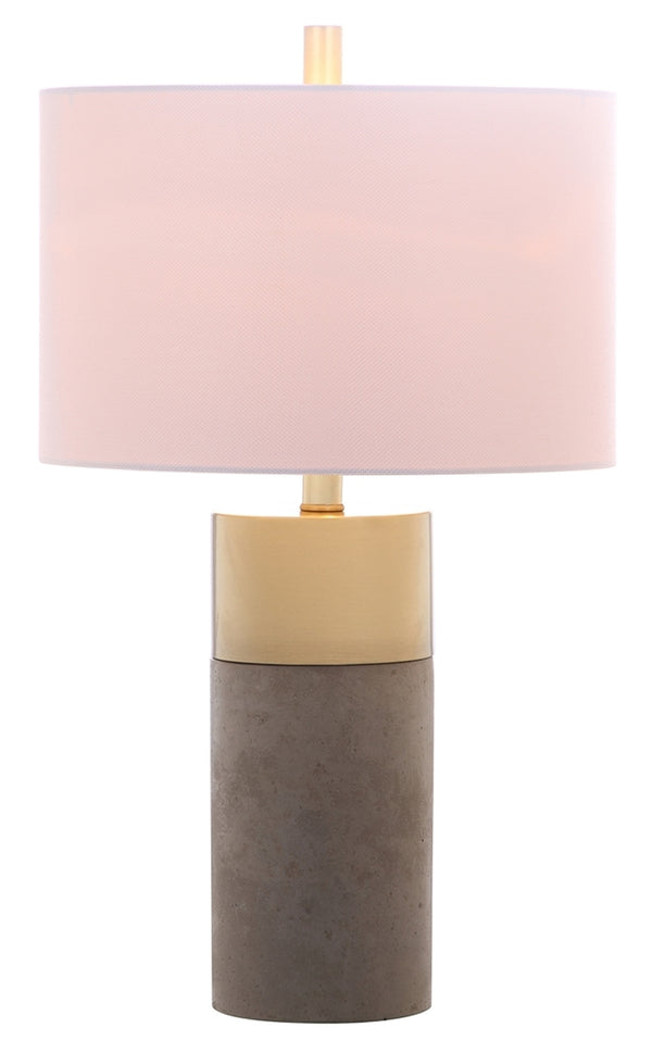Oliver Contemporary Table Lamp Set of 2 - Elegant Grey & Gold Design for Modern Living Spaces