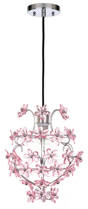 Raz Floral 1 Light 11.75-Inch Dia Pendant