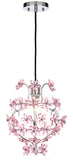 Raz Floral 1 Light 11.75-Inch Dia Pendant