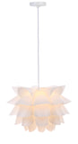 Contemporary Design 1 Light White 17.25-Inch Pendant