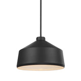 Uttermost Holgate 1 Light Black Pendant