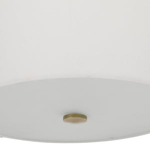 Uttermost Colfax Brass 3 Light Semi Flush