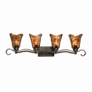 Uttermost Vetraio 4 Light Bronze Vanity Strip