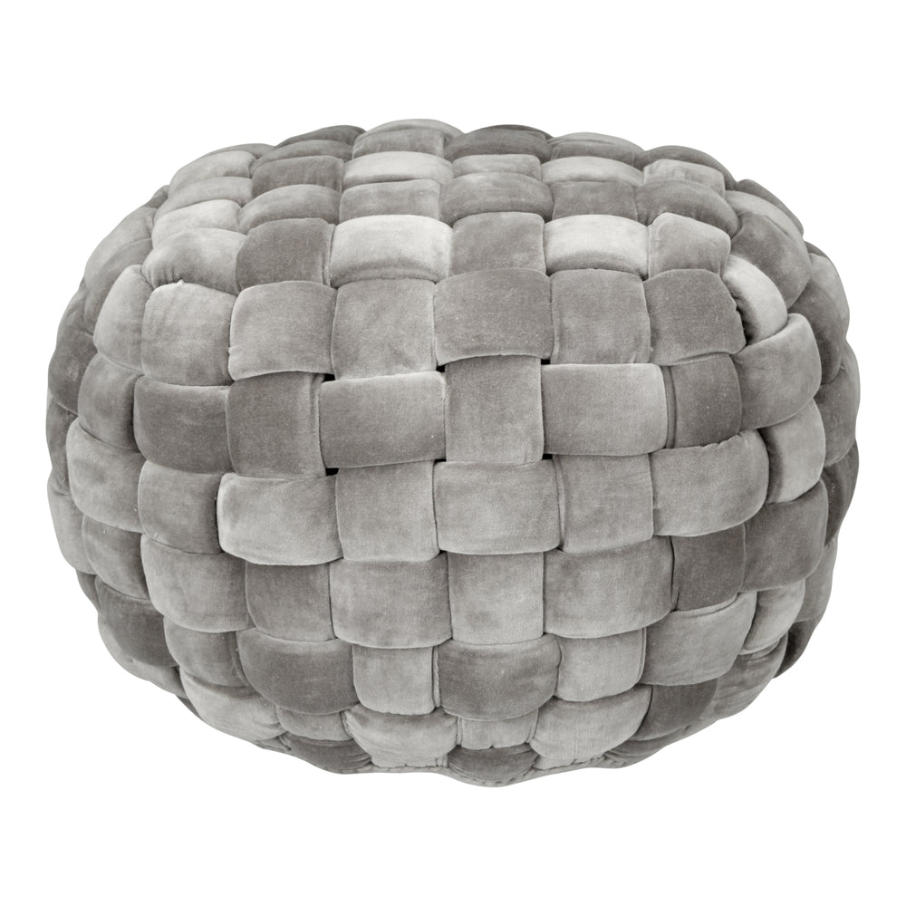 Moe's Home Jazzy Pouf Charcoal