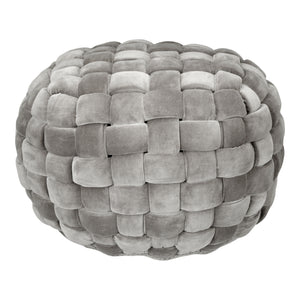 Moe's Home Jazzy Pouf Charcoal