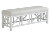 Ocean Breeze Birkdale Leather Bench