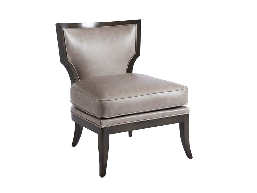 Barclay Butera Upholstery Halston Leather Chair