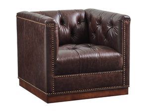 Silverado Fremont Leather Swivel Chair