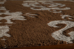 Momeni Lil Mo Classic LMI-1 Hand Hooked Contemporary Geometric Indoor Area Rug Soft Pink 8' x 10' LMOINLMI-1SOP80A0